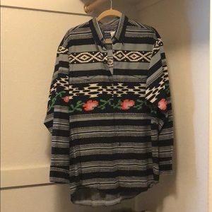 Men’s Wrangler western cowboy cut shirt